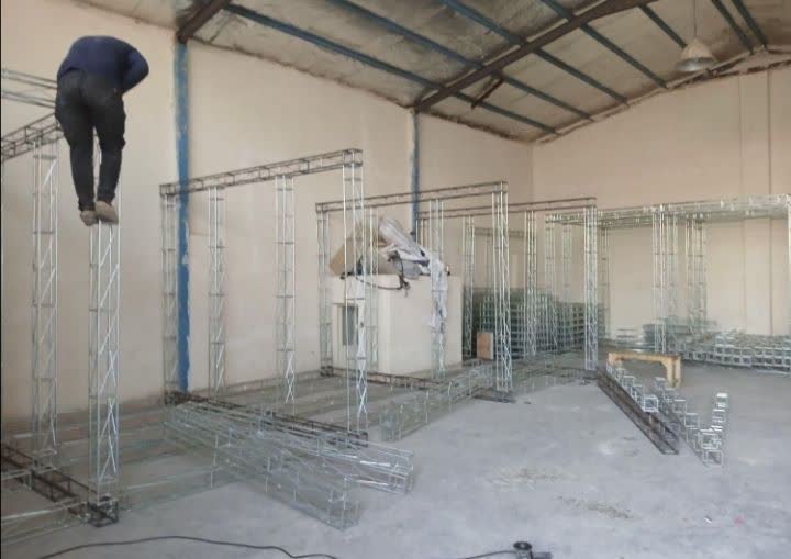 تولید و فروش اسپیس فریم و سازه نمایشگاهی عظیمی در چهاردانگه